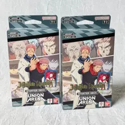 2x Union Arena Jujutsu Kaisen Starter Deck English UE03ST – Sealed – Bandai - Image 1