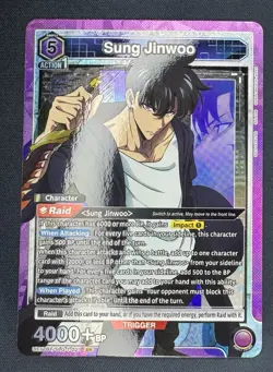 Sung Jinwoo (SR) UE17BT / SLG-1-021 Solo Leveling Union Arena NM Authentic - Image 1