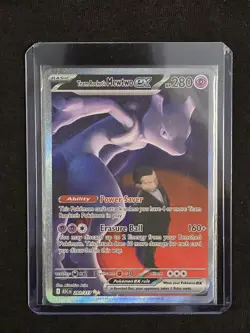 2026 Pokemon TCG Team Rocket's Mewtwo ex #281/217 Ascended Heroes SIR Holo - Image 1