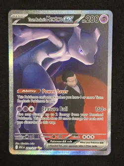 2026 Pokemon TCG Team Rocket's Mewtwo ex #281/217 Ascended Heroes SIR Holo - Image 2
