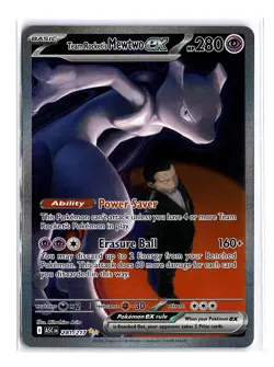 Pokemon Team Rocket's Mewtwo ex 281/217 Me: Ascended Heroes SIR - Image 1
