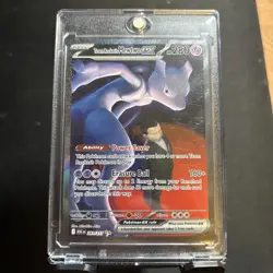 Pokemon Team Rocket's Mewtwo EX Holo 281/217 Ascended Heroes 280 HP 160+ - Image 1