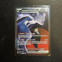 Pokemon Team Rocket's Mewtwo EX Holo 281/217 Ascended Heroes 280 HP 160+ - Image 3