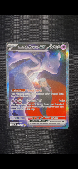 Team Rocket's Mewtwo EX 281/217 ASCENDED HEROES Pack Fresh NM Pokemon English - Image 1