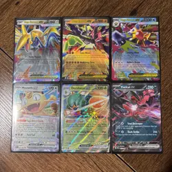 Pokemon Perfect Order Ex Card Lot Mega Clefable, Mega Zygarde, 6 Card Lot EX EN - Image 1