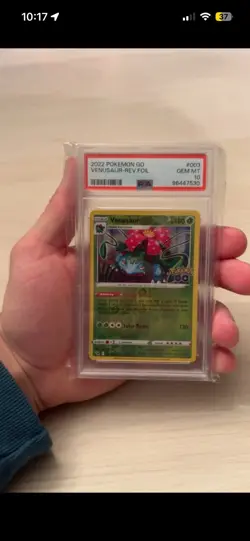 (POP 16) 2022 Venusaur Reverse Holo 003 Pokemon Go PSA 10 Small Crack On Slab - Image 3