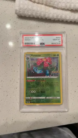 (POP 16) 2022 Venusaur Reverse Holo 003 Pokemon Go PSA 10 Small Crack On Slab - Image 5