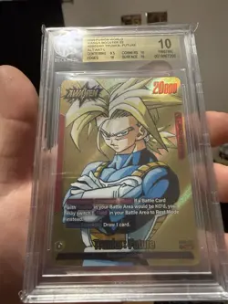 2025 Fusion World Manga Booster 02 Trunks : Future Alt Art Leader BGS 10 - Image 3