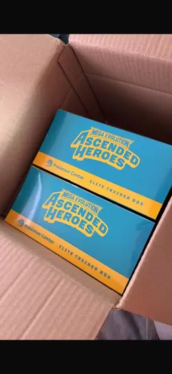 2 x Pokemon TCG Ascended Heroes Pokemon Center ETB In Hand (New & Sealed) - Image 1