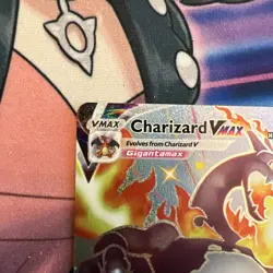 Pokemon TCG Charizard VMAX Holo Ultra Rare Card Shining Fates SV107/SV122 - Image 3