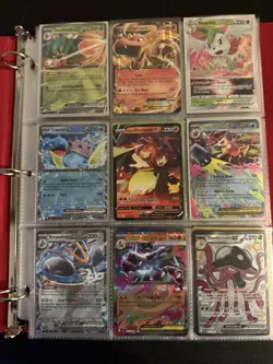 🔥 180 Pokemon Card Lot W/ Binder ‼ 61 Holos + EX/V/Full Arts ⭐ - Image 3