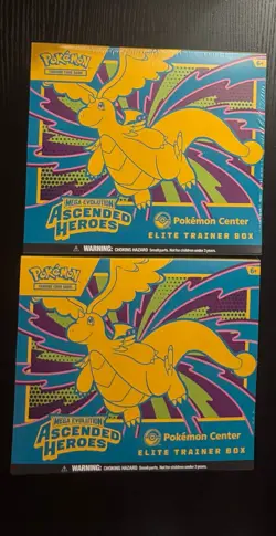 Pokemon TCG Ascended Heroes Pokemon Center ETB x2 Brand New & Sealed IN HAND - Image 1