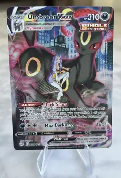 Pokemon Card - Umbreon VMAX Brilliant Stars Trainer Gallery TG23/TG30 Ultra Rare - Image 1
