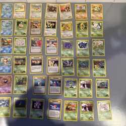 Pokemon TCG 1999 Vintage Lot Of 54 Cards Non-holo HP 54 Cards WOTC! Heavy Played - Image 3