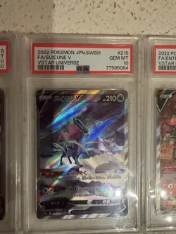 [US Seller]Pokemon PSA 10 Entei Suicune Raikou 213 215 218 SEQUENTIAL - Image 3