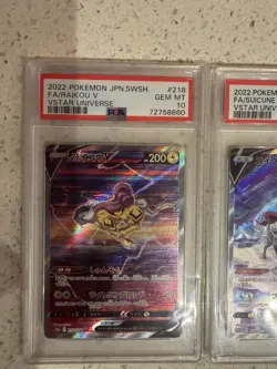 [US Seller]Pokemon PSA 10 Entei Suicune Raikou 213 215 218 SEQUENTIAL - Image 4