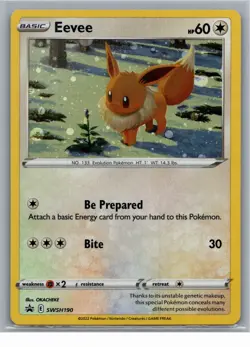 Eevee Promo SWSH: Sword & Shield Promo Cards SWSH190 - Image 1