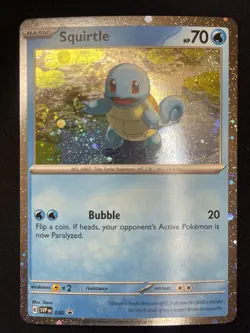 Pokemon Squirtle - (Cosmos Holo) Promo SV: Scarlet & Violet Promo Cards 048 NM - Image 1