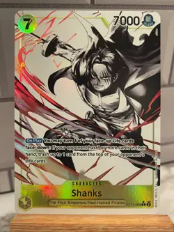 Shanks ONE PIECE Card Game ST13-009 Parallel The Three Brothers Bond Alt - Image 1
