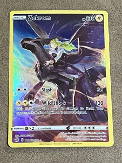 Zekrom TG05/TG30 Brilliant Stars Trainer Gallery NM Ultra Rare Pokemon Card - Image 1