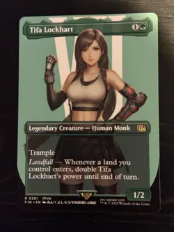 Tifa Lockhart (Borderless) Final Fantasy Regular 391 R FIN NM - Image 1