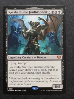 Razaketh, the Foulblooded Commander Masters Regular - Image 1