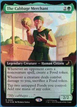 The Cabbage Merchant Extended Art FOIL Avatar Last Airbender Eternal NM 515071 - Image 1