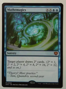 Mathemagics *Mythic Rare* Magic MtG x1 Secrets of Strixhaven - Image 1