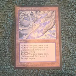 Underground River Ice Age Rare Land Regular Nene Thomas Magic: The Gathering - Image 1