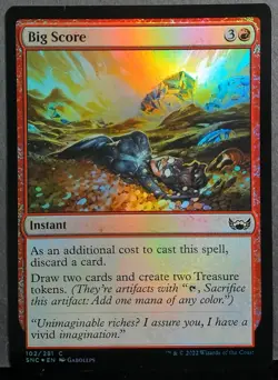 Big Score 102 FOIL Streets of New Capenna NEAR MINT EN - Image 1