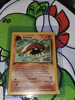 Pokemon Kabuto Fossil 50/62 1st Edition Regular - Image 5