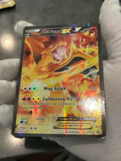 Pokemon TCG Charizard EX XY121 Black Star Promo Holo Full Art DMG - Image 3