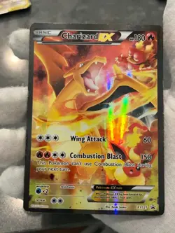 Pokemon TCG Charizard EX XY121 Black Star Promo Holo Full Art DMG - Image 5
