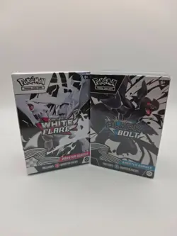 Pokemon TCG Black Bolt White Flare Booster Bundle Set of 2 Brand New and Sealed - Image 1