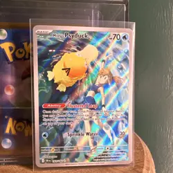Pokemon Misty's Psyduck Illustration Rare Holo 193/182 Sv10 70 HP - Image 1
