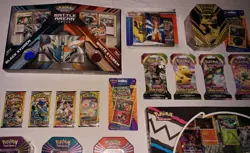53 Pokemon Packs - Team Skull Box and Battle Arena Deck Box w/ 4 Rare EX Cards + - Image 2