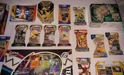 53 Pokemon Packs - Team Skull Box and Battle Arena Deck Box w/ 4 Rare EX Cards + - Image 3