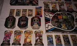 53 Pokemon Packs - Team Skull Box and Battle Arena Deck Box w/ 4 Rare EX Cards + - Image 4