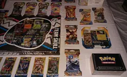 53 Pokemon Packs - Team Skull Box and Battle Arena Deck Box w/ 4 Rare EX Cards + - Image 5