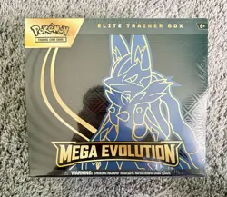 Pokemon TCG Mega Evolution Lucario Elite Trainer Box ETB New Factory Sealed - Image 1