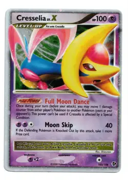 Pokemon Card: Cresselia LV.X 103/106 D&P Great Encounters Set Ultra Rare! EX - Image 1