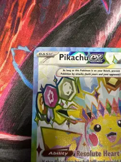 Pokemon TCG Surging Sparks Pikachu EX 219/191 Full Art Ultra Rare - Image 2