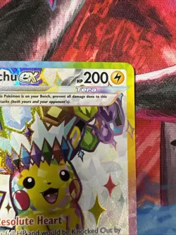 Pokemon TCG Surging Sparks Pikachu EX 219/191 Full Art Ultra Rare - Image 3