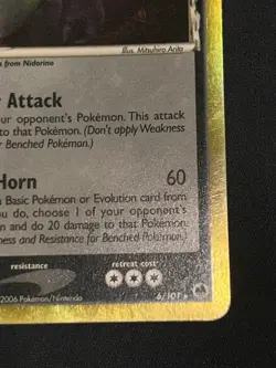 Pokemon TCG Nidoking Delta Species 6/101 Holo Rare Ex Dragon Frontiers 2006 LP+ - Image 5