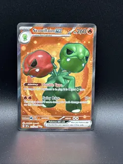 Pokemon TCG Scovillain EX 216/191 Surging Sparks Ultra Rare - Image 1