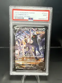 Pokemon Umbreon V (TG22/TG30) Ultra Rare - PSA 9 - Brilliant Stars - Image 1