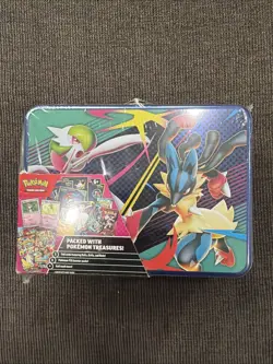 Pokemon TCG, 2025 Mega Evolution Fall Collector Chest Lunch Box Tin - Image 1