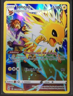 2022 Pokemon SWSH09: Brilliant Stars Trainer Gallery #TG04/TG30 Jolteon - Image 1