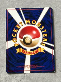 1996 Pokemon TCG Nidoking Holo Rare Swirl Base Set No. 34 Japanese Old Back - Image 2