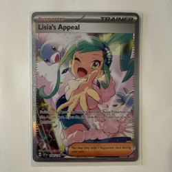Pokemon Lisia's Appeal Full Art Holo Trainer SV08 246/191 Special Illustration … - Image 1